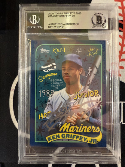 #394 Ken Griffey Jr. 2020 Topps Project 2020 Seattle Mariners sports AUTOGRAPH