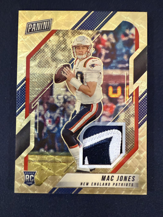 #RC8 Mac Jones 2022 Panini National VIP /1 Patriots Rookies Memorabilia 1/1