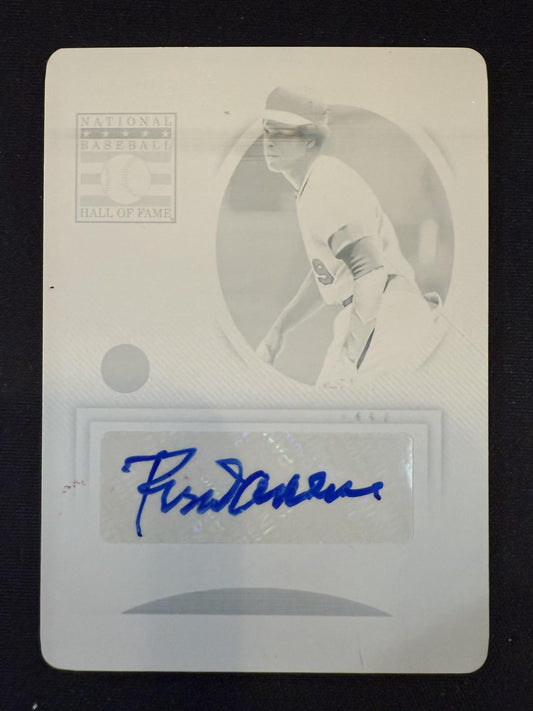 #RS-RC Rod Carew 2021 Panini National Treasures Auto /1 Angels Printing Plate