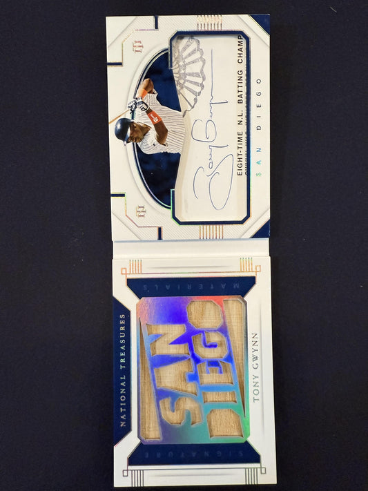 #CSMB-TG Tony Gwynn 2020 Panini National Treasures Auto /5 Cut Signature Booklet