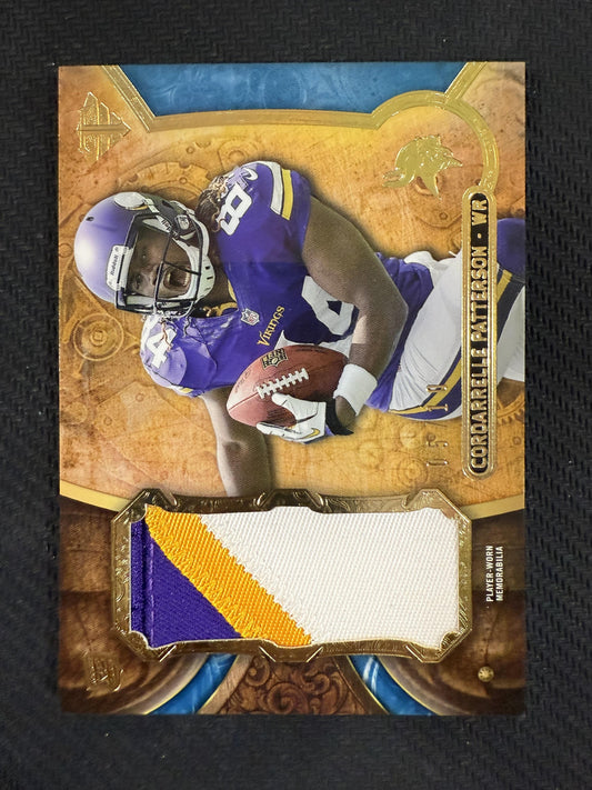 #TTRJR-CP2 Cordarrelle Patterson 2013 Topps Triple Threads /10 Vikings Relics