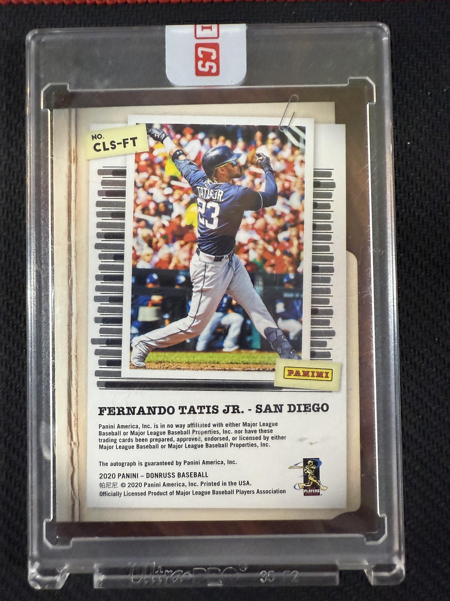 #CLS-FT Fernando Tatis Jr. 2020 Donruss AU Auto Padres Classified Signatures