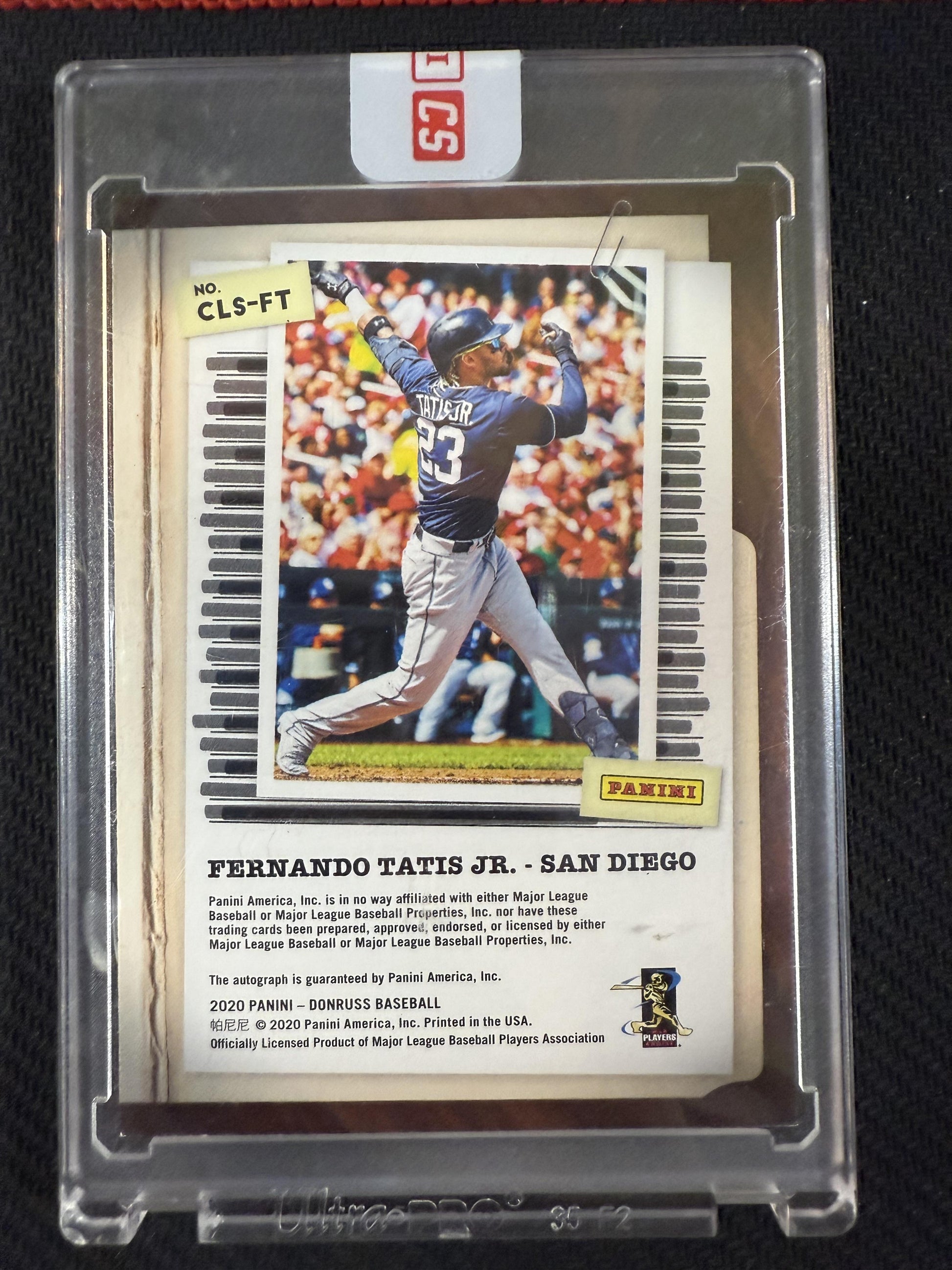 #CLS-FT Fernando Tatis Jr. 2020 Donruss AU Auto Padres Classified Signatures