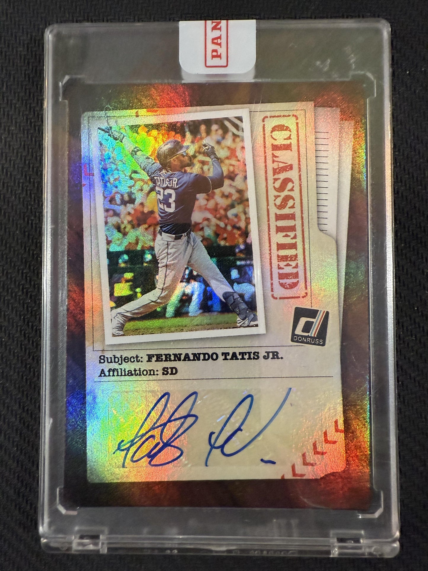 #CLS-FT Fernando Tatis Jr. 2020 Donruss AU Auto Padres Classified Signatures