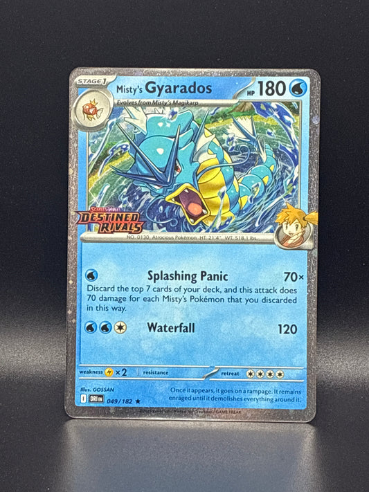 #049/182 Misty’s Gyarados Destined Rivals (Stamped)