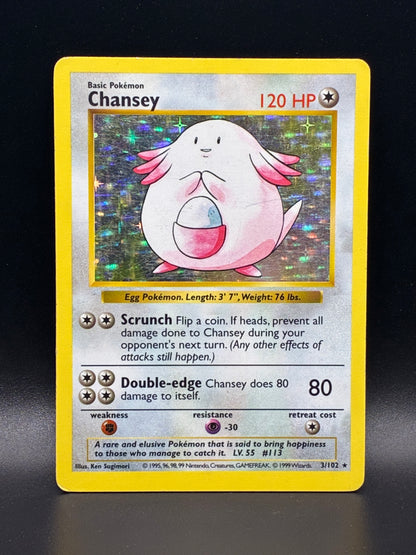 #003/102* Chansey Base Set