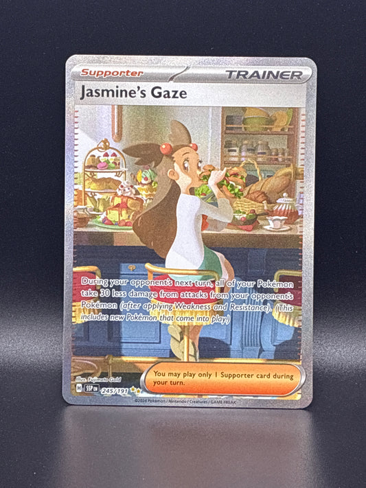 Jasmine’s Gaze #245/191 Special Illustration Rare - Surging Sparks