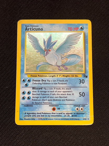 #02/62** Articuno (2) Fossil