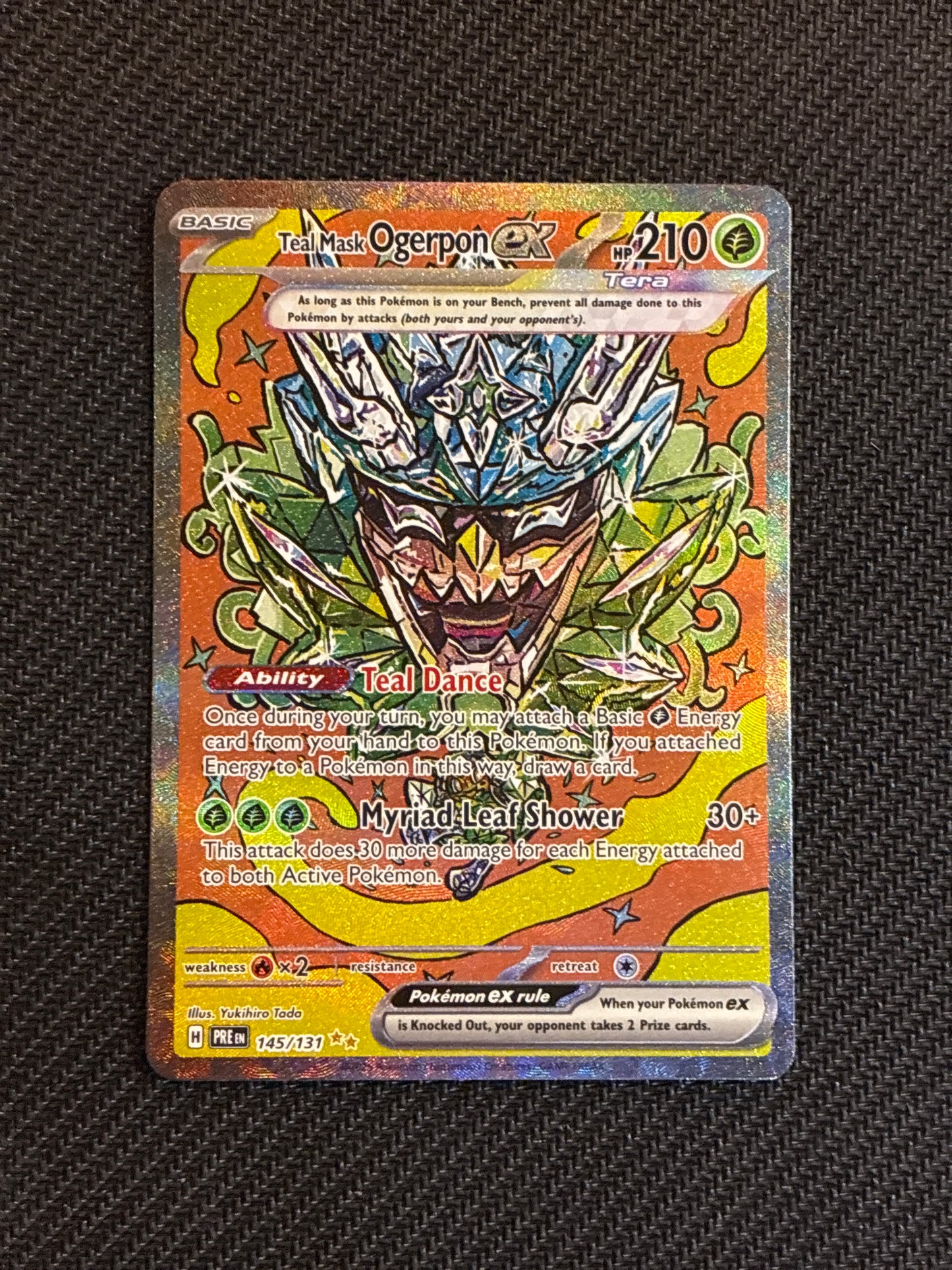 Teal Mask Ogerpon EX #145/131**