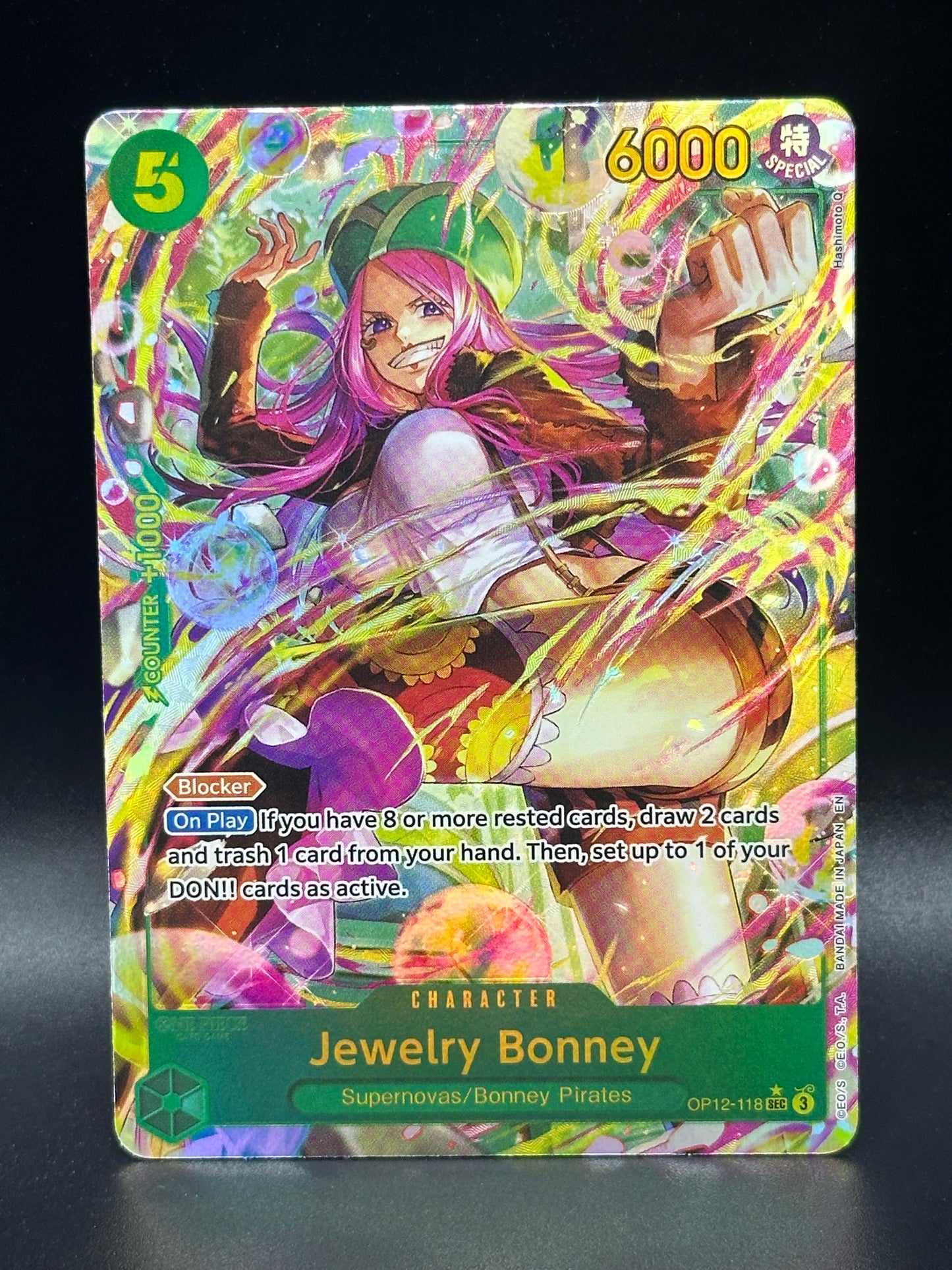 OP12-118 Jewelry Bonney Alt-Art (SEC) - Legacy of the Master