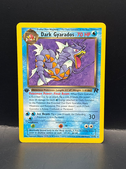 Dark Gyarados (1st Edition Non-Holo) #25/82 - Team Rocket
