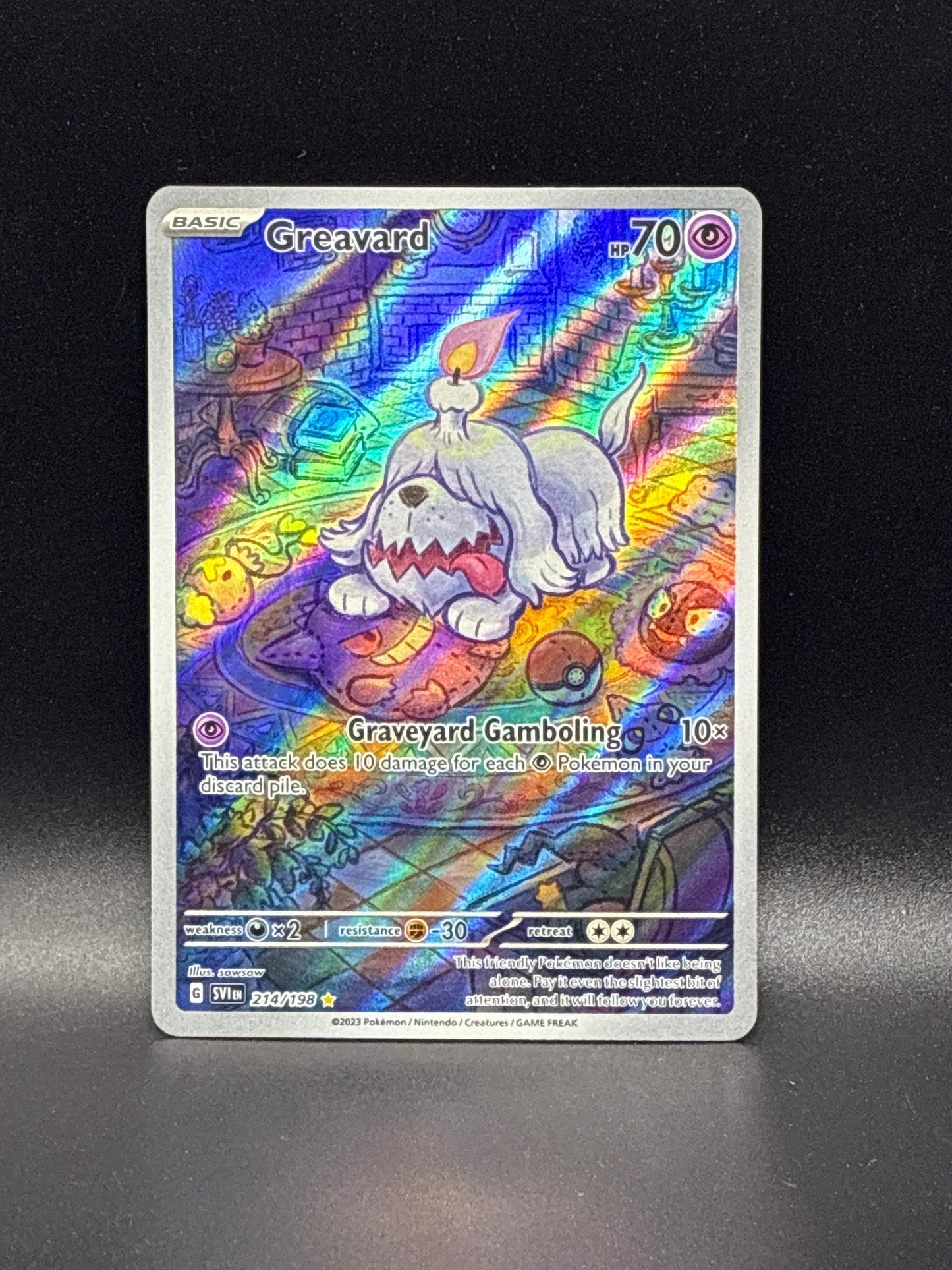 Greavard (Illustration Rare) #214/198 - Scarlet & Violet Base Set