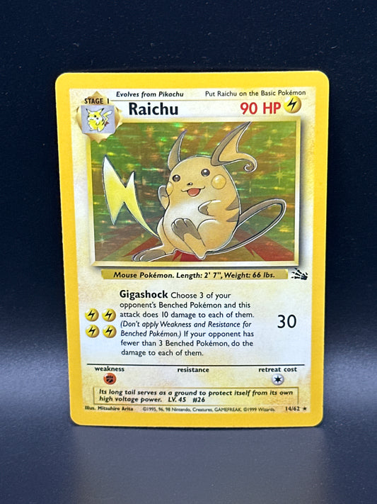 Raichu #14/062* (Fossil)