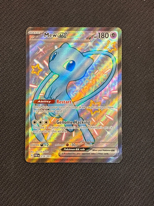 #216/091 Mew ex -Paldean Fates