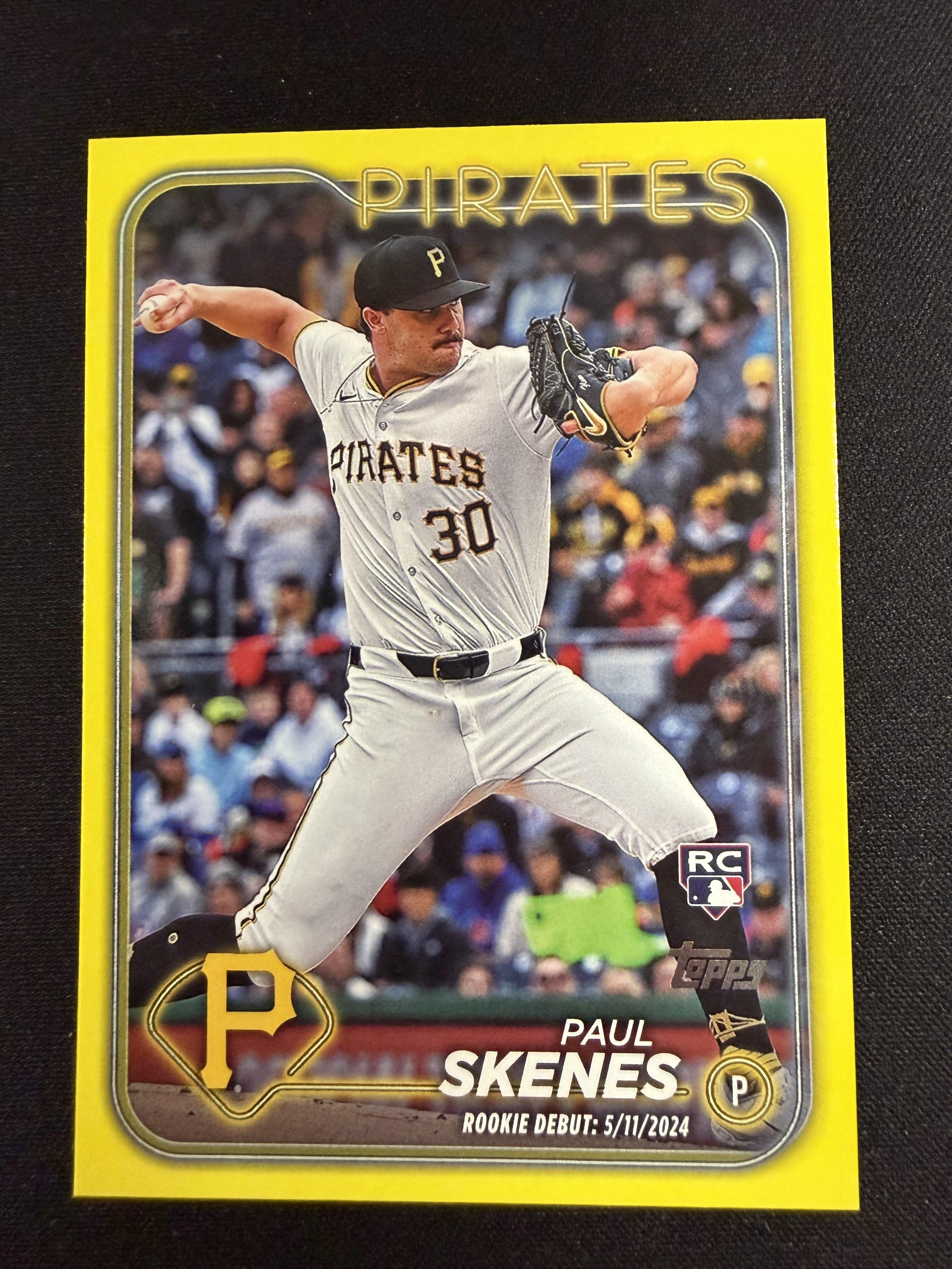 #US288 Paul Skenes 2024 Topps Update RC Rookie Pittsburgh Pirates ...