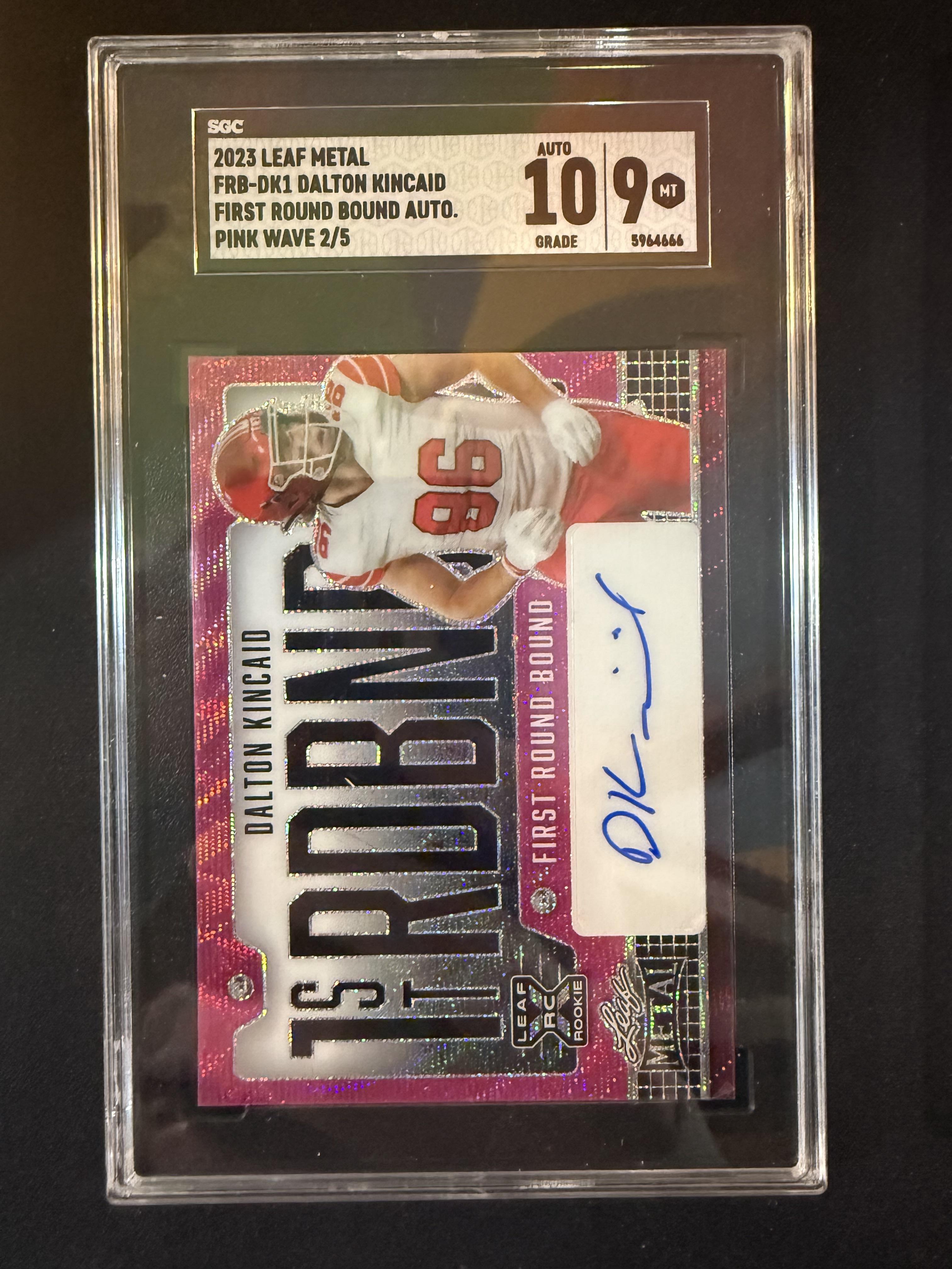 #FRB-DK1 Dalton Kincaid 2023 Leaf Metal /5 Utes First Round Bound ...
