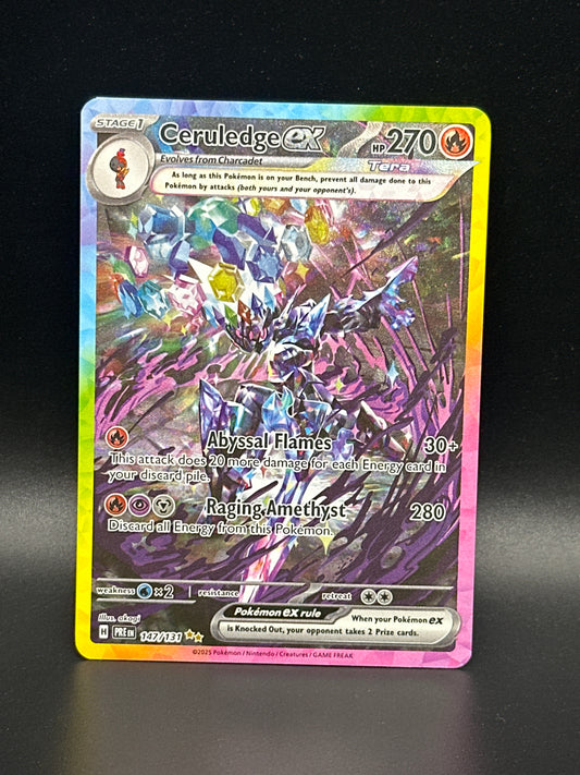 147/131 Ceruledge Ex Prismatic Evolution