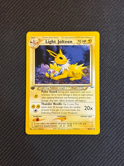 #048/105 Light Jolteon Neo Destiny (1ST Ed)