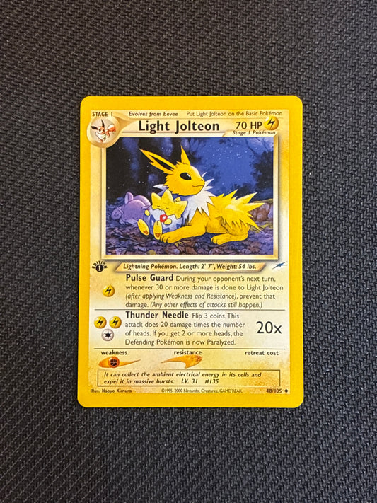#048/105 Light Jolteon Neo Destiny (1ST Ed)
