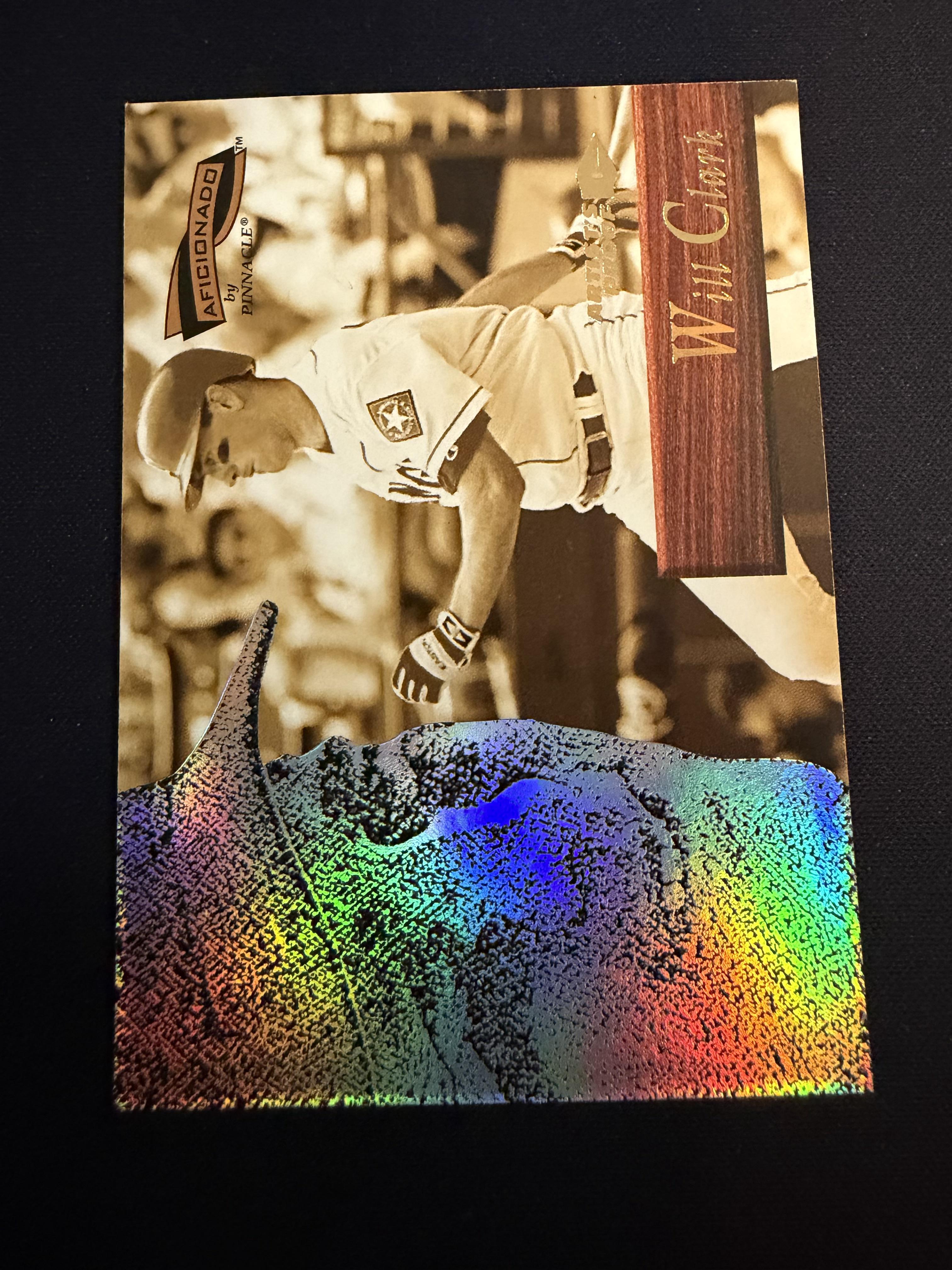 #26 Will Clark 1996 Pinnacle Aficionado Texas Rangers sports Artist's ...