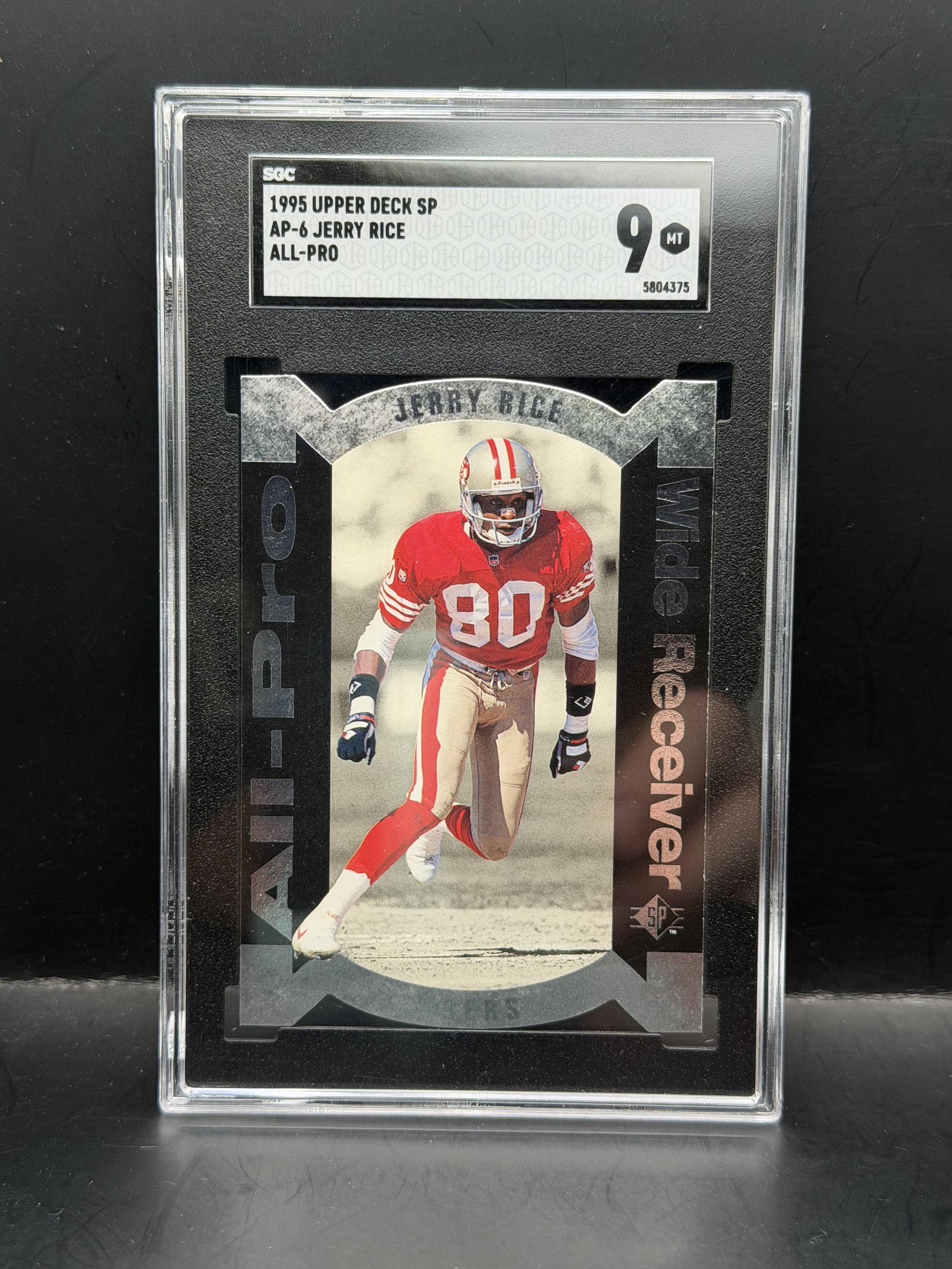 #AP-6 Jerry Rice 1995 SP San Francisco 49ers sports All-Pros Die Cut ...