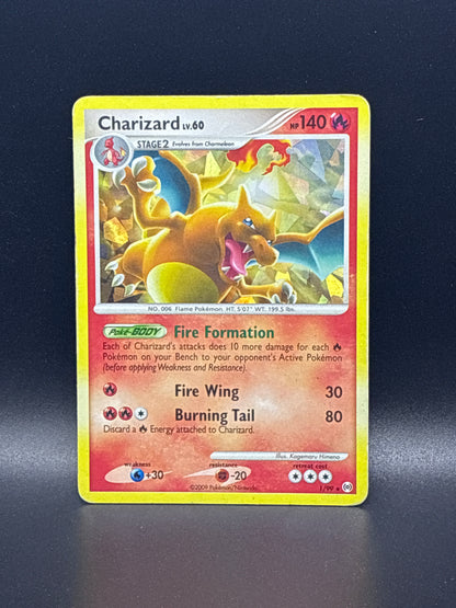 Charizard #1/99 (Cracked Ice) - Platinum Arceus