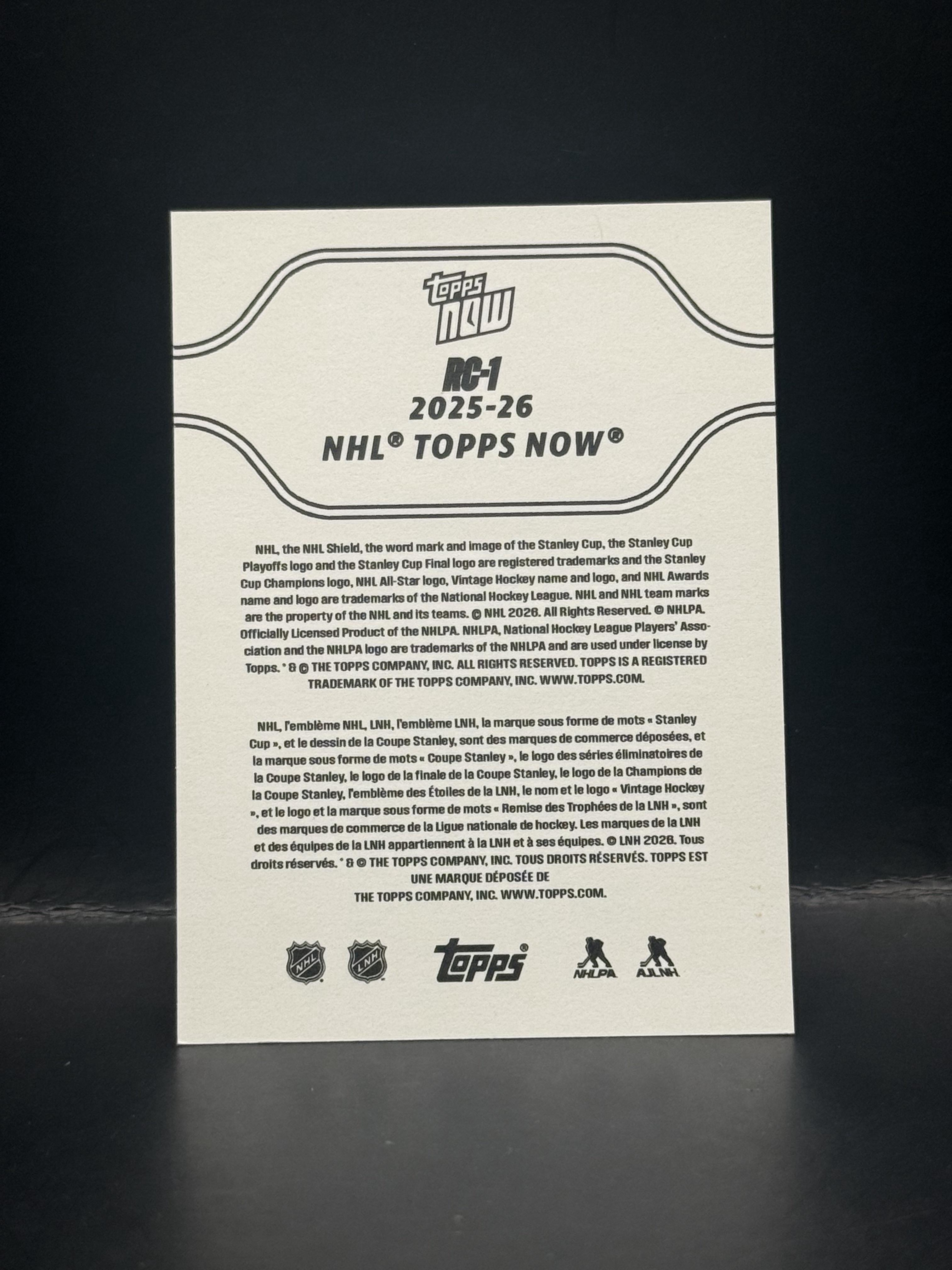 #RC-1 MATTHEW SCHAEFER 2025 TOPPS NOW ISLANDERS sports BLACK /10