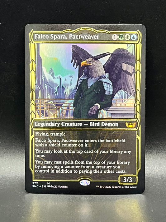 Falco Spara, Pactweaver #372 (Gilded Foil)