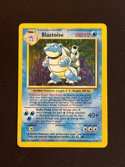 Blastoise #2/102 Red Dot Error - Base Set
