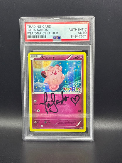 #50/83 Clefairy Toys R Us Exclusive Authentic Autographed By Tara Sands