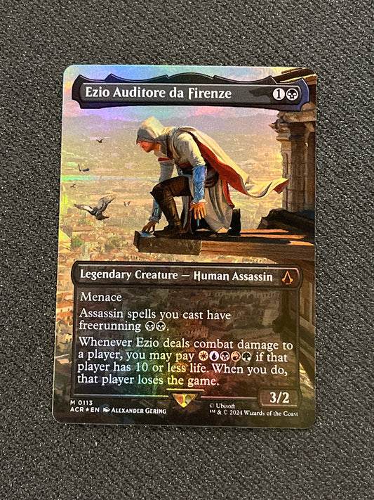 #0113 Ezio Auditore da Firenze (Foil) Assassin’s Creed Magic the Gathering MTG