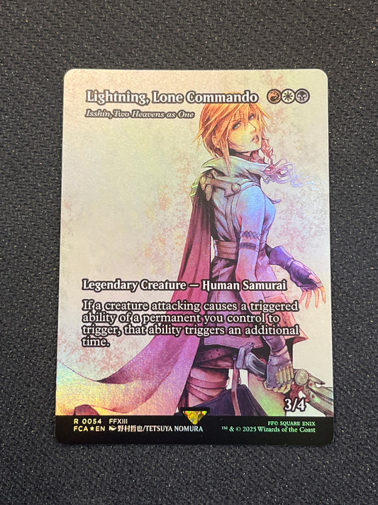 #0054 Lightning, Lone Commando (Foil) Final Fantasy: Through the Ages MTG MAGIC