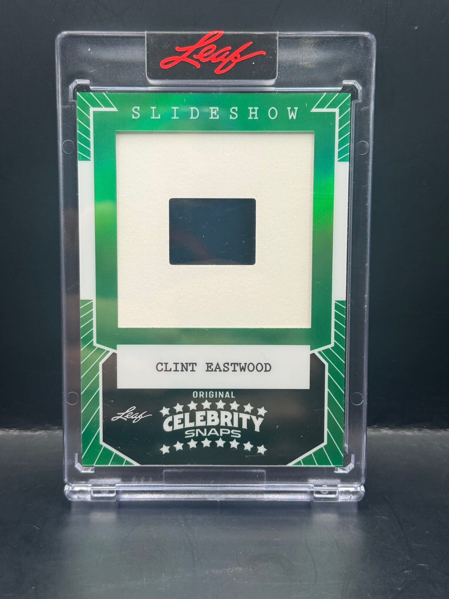 #CS-CE1 CLINT EASTWOOD 2026 LEAF SLIDESHOW sports GREEN /99