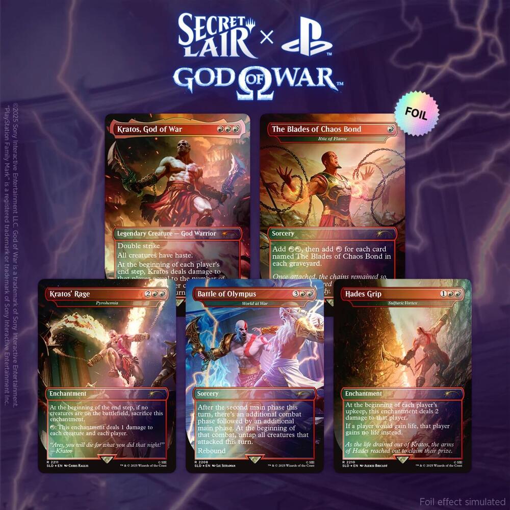 Pre-Order Secret Lair x God of War: Greek  - Secret Lair Drop Series (SLD)