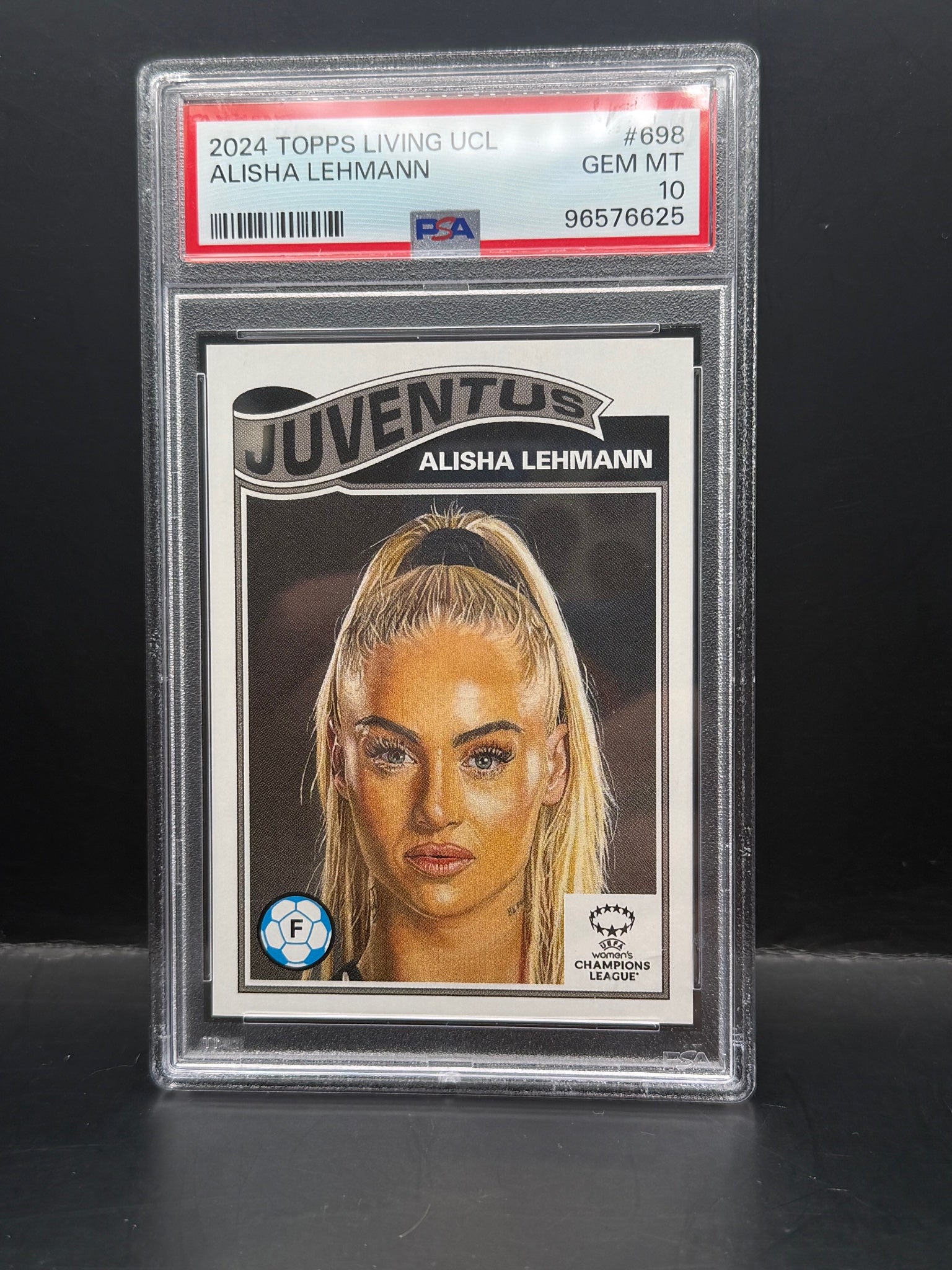 #698 Alisha Lehmann 2024 Topps Living UEFA Club Competitions Juventus Women 1