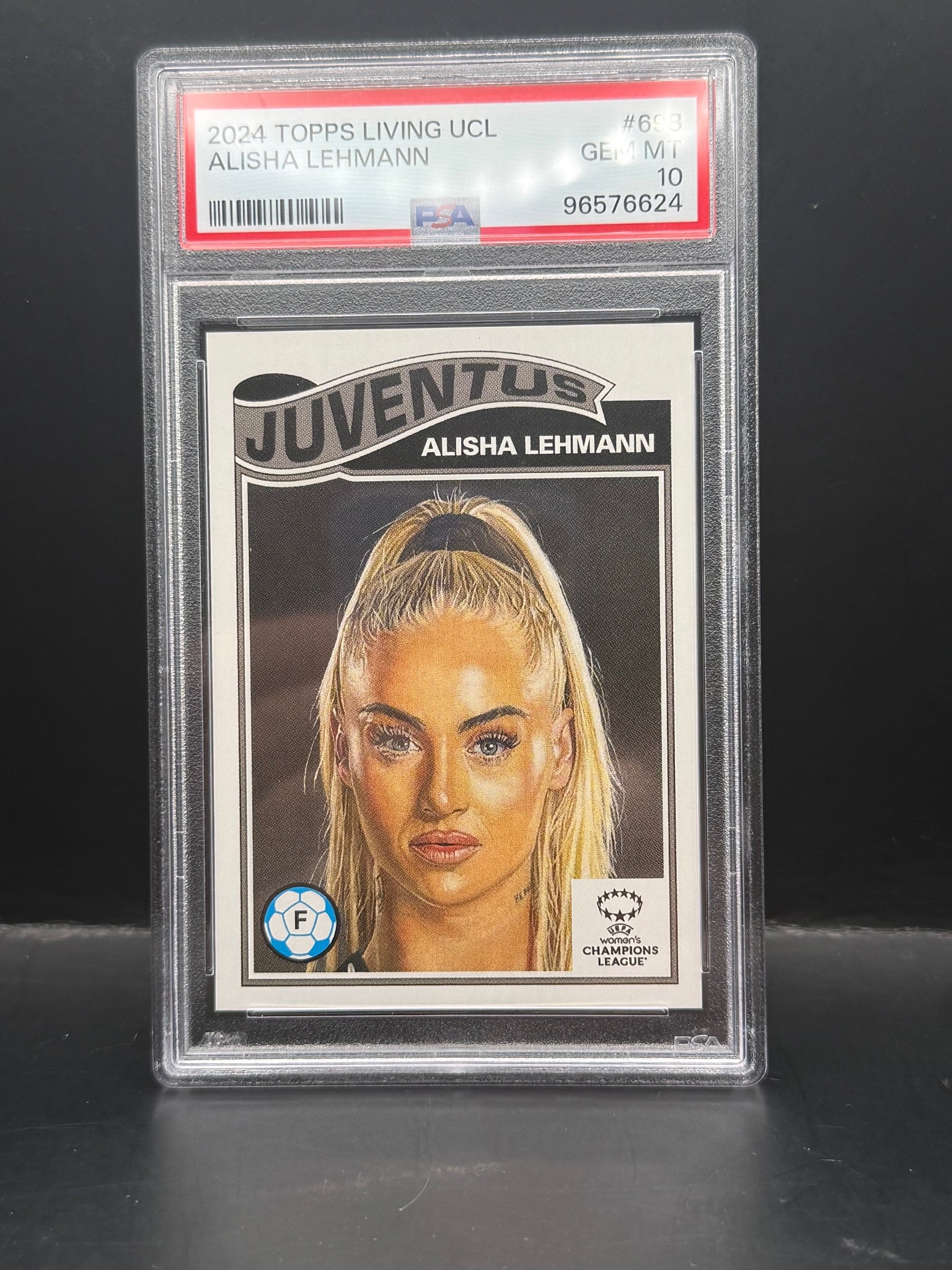 #698 Alisha Lehmann 2024 Topps Living UEFA Club Competitions Juventus Women 2