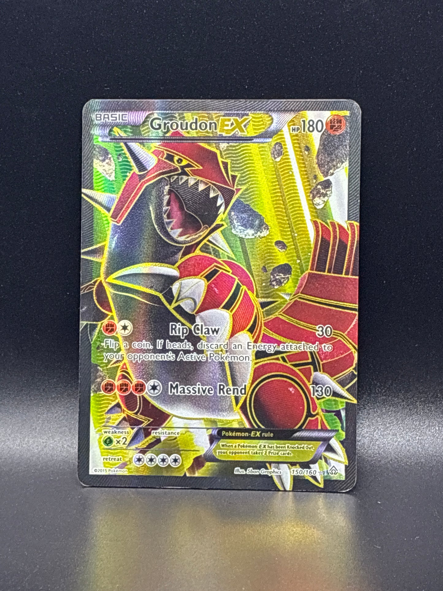 Groudon EX (Full Art) #150/160 - Primal Clash