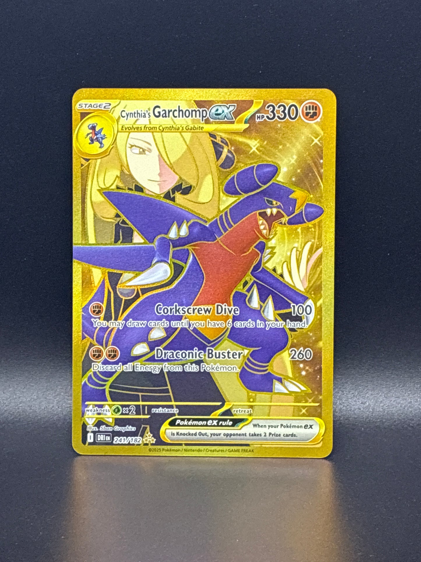 Cynthia’s Garchomp ex #241/182 - Destined Rivals