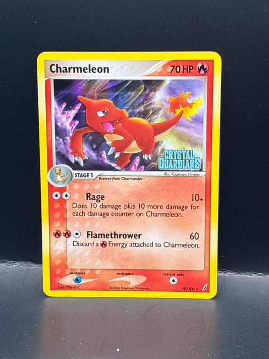 Charmeleon (Reverse Holo Stamped) #29/100 - EX Crystal Guardians