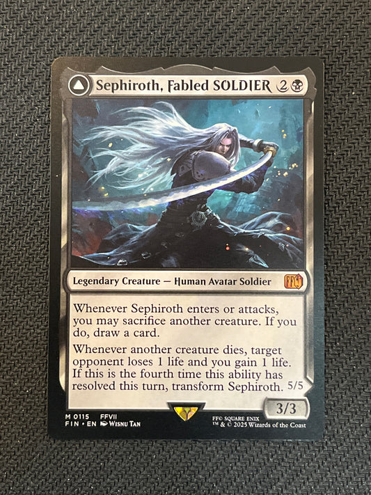 #0115* Sephiroth, Fabled SOLDIER // Sephiroth, One-Winged Angel (Normal) Final Fantasy