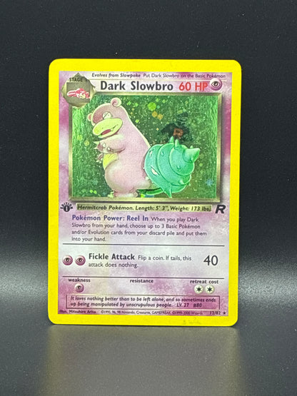 Dark Slowbro (1st Edition) #12/82 - Team Rocket