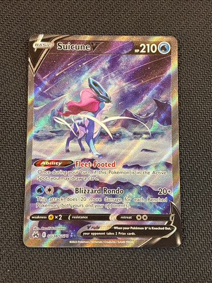 Suicune V #GG38/GG70 Crown Zenith: Galarian Gallery