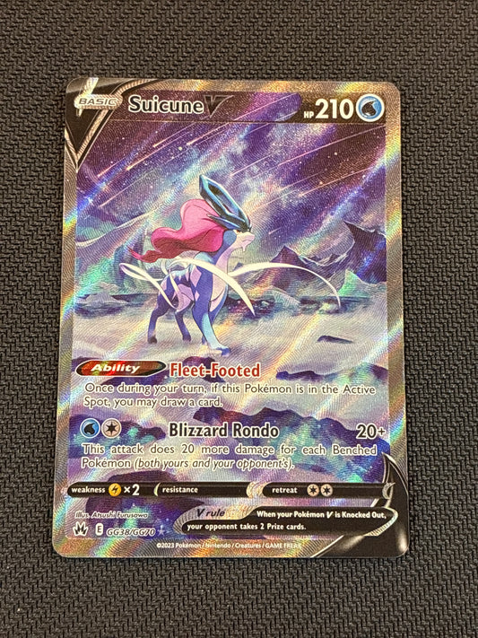 Suicune V #GG38/GG70 Crown Zenith: Galarian Gallery