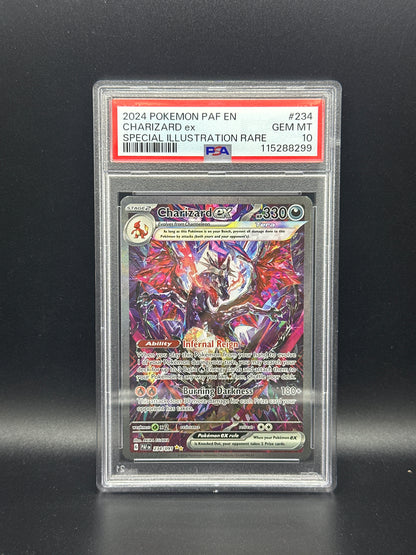 Charizard ex 234/091 Paldean Fates PSA 10