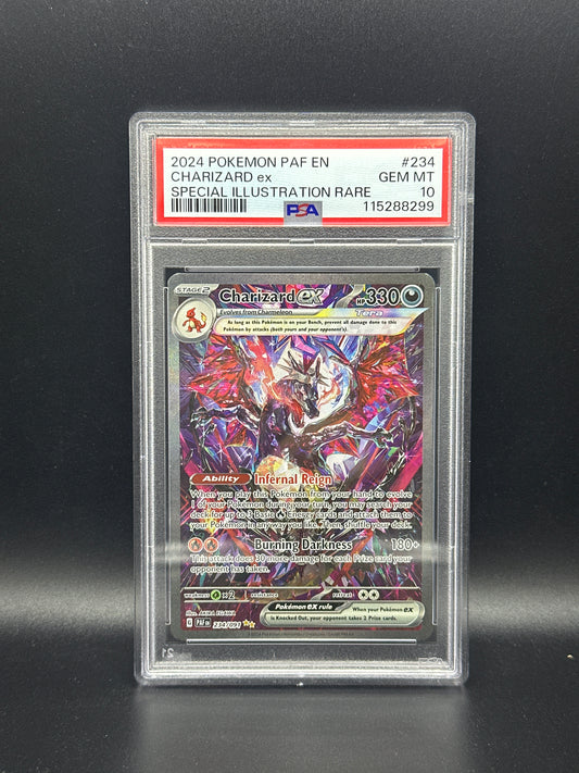Charizard ex 234/091 Paldean Fates PSA 10