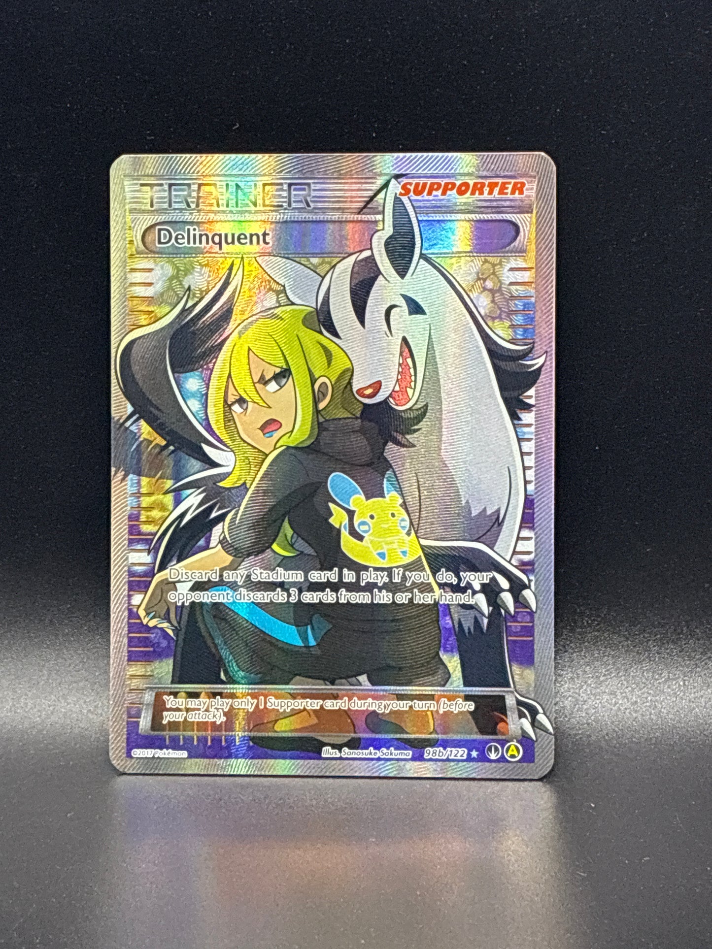 Delinquent #98b/122 - Alternate Art Promo