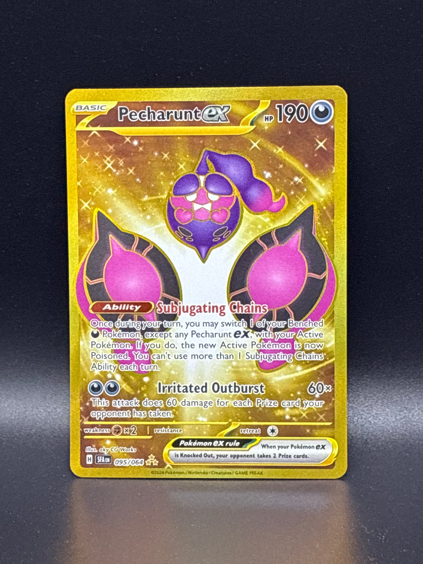 Pecharunt ex #095/064 Hyper Rare Shrouded Fable