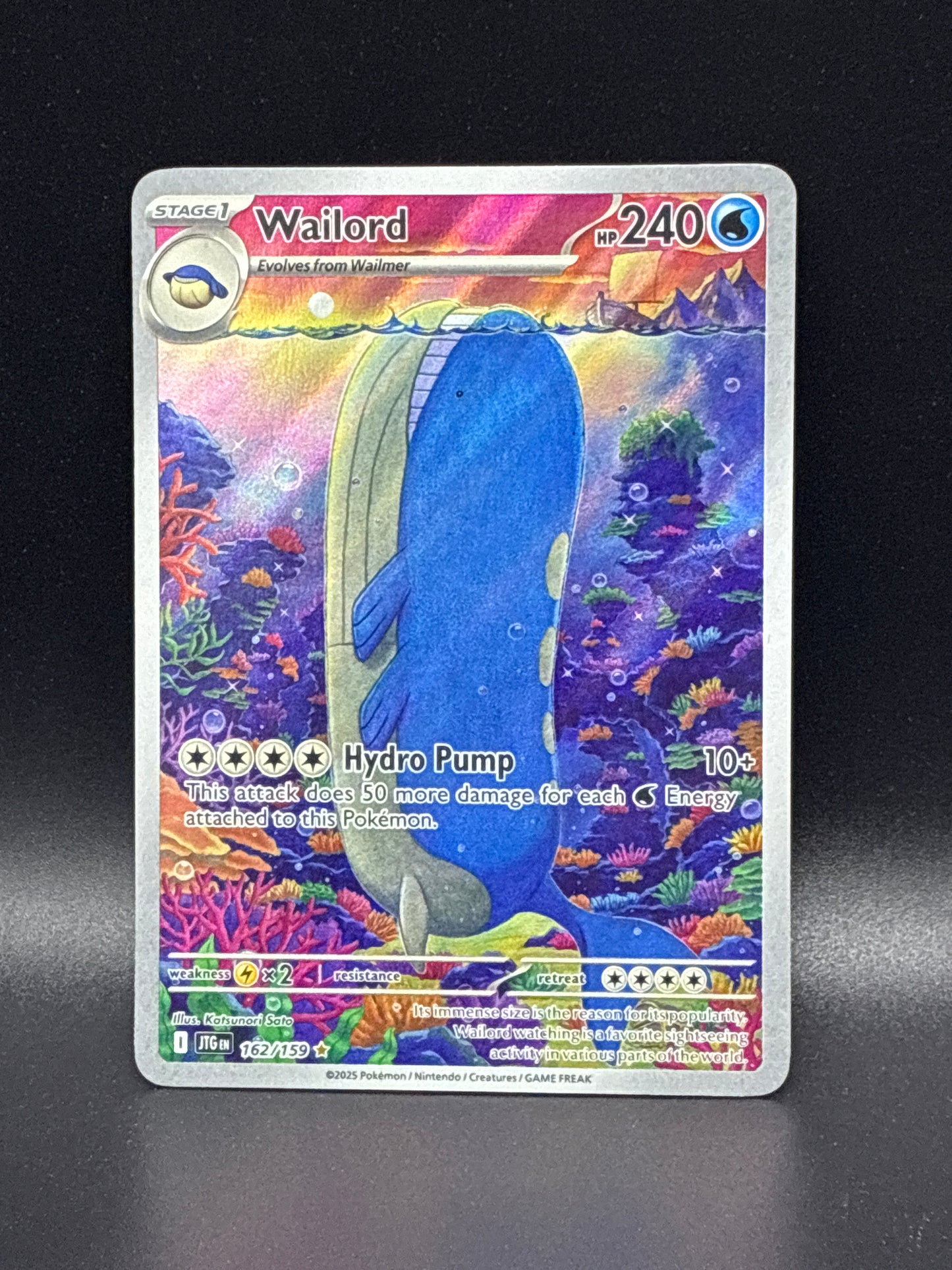 Wailord #162/159 Illustration Rare Journey Together