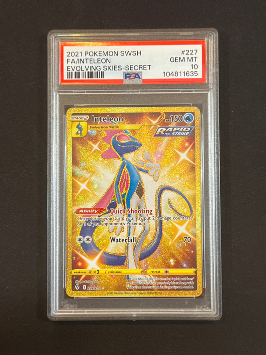 #227/203 Inteleon PSA 10 - Evolving Skies