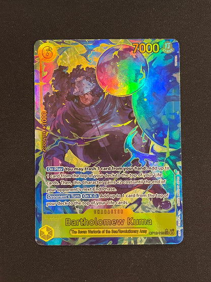 Bartholomew Kuma OP12-119 Alt-Art (SEC) - Legacy of the Master